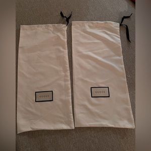 Authentic Gucci Silk Dust Shoe Bags